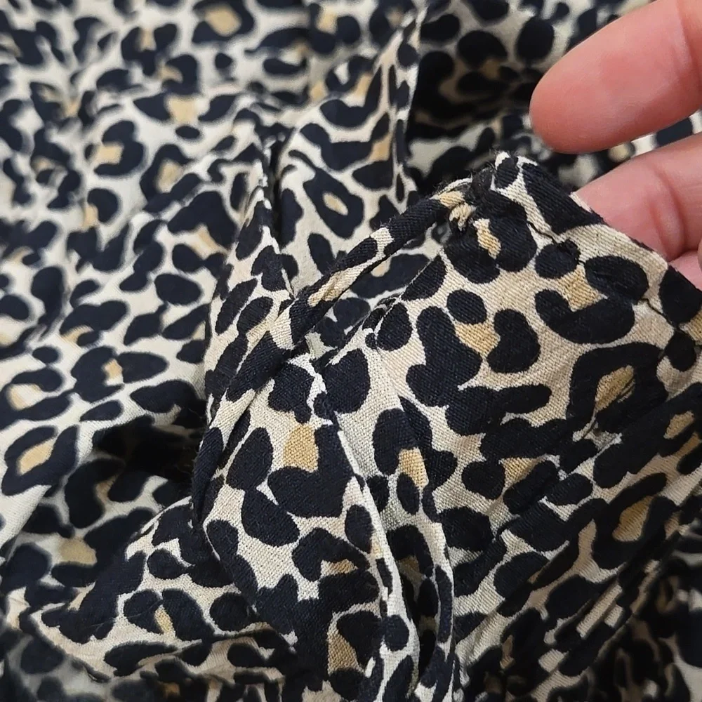 Sezane Elie Leipard Skirt, Flowy Pattern, EUC, 36, French Sophistication - Picture 8 of 10